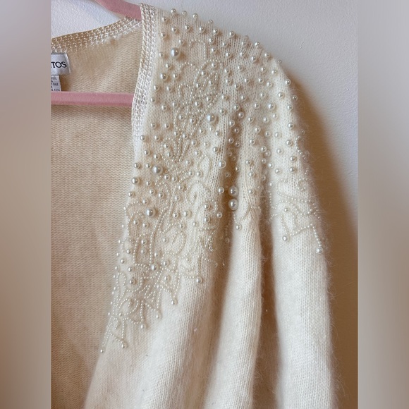 Beautiful Gantos Vintage Wool blend pearl sweater - Picture 2 of 14